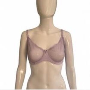 Elegant Lavender Underwire Bra 38DD NWT
